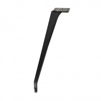 MILADESIGN Skosená designová stolová noha ET N42026 čierna 420 mm