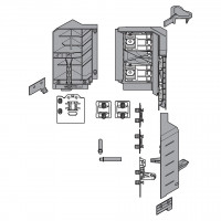 BLUM Z33C00E0A6 Space Corner Antaro C syncromotion šedé