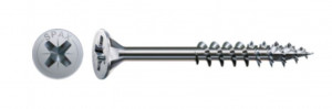 SPAX skrutka 3,5x40/23 zápustná hlava PZ, W, 4C MH, čiastočný závit