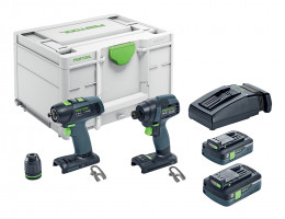 FESTOOL 577244 Súprava skrutkovačov a vrtákov TID 18 HPC 4,0 I-Set T18