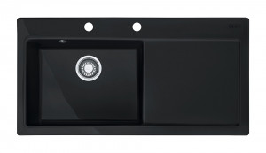 FRANKE Drez MTK 611-100/2 1000 x 510 Onyx odkap vpravo