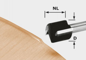 FESTOOL 491666 Lícovacia fréza HW D 19/16 S8 OFK 700