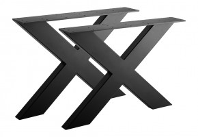STRONG stolová podnož X, 420x580, čierna