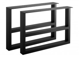 STRONG stolová podnož linearna, 420x580, čierna