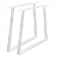 STRONG stolová podnož konkavna, 710x780, biela