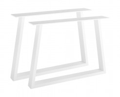STRONG stolová podnož konkavna, 420x580, biela