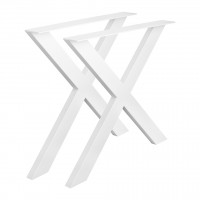 STRONG stolová podnož X, 710x780, biela