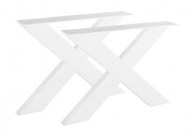 STRONG stolová podnož X, 420x580, biela