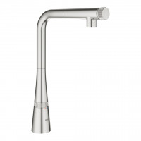 GROHE 30442DC0 Batéria SCALA SmartControl L-výp.s vyťahovacou sprchou supersteel