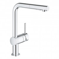 GROHE 30436000 Batéria VENTO L-výpusť duálna vyťahovacia sprška chróm