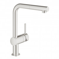 GROHE 30437DC0 Batéria VENTO L-výpusť s vyťahovacím perlátorom supersteel