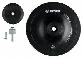 BOSCH 1609200240 Pryžový tanier 125 mm, 8 mm