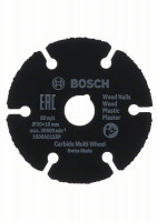 BOSCH 1600A01S5X Rezací kotúč Carbide Multi Wheel 50 x 10 mm
