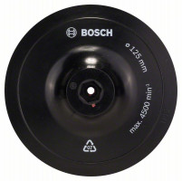 BOSCH 1609200154 Doska s upínaním na suchý zips 125 mm, 8 mm