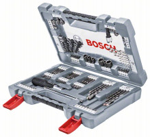 BOSCH 2608P00236 105-dielna sada vrtákov a skrutkovacích hrotov Premium X-Line