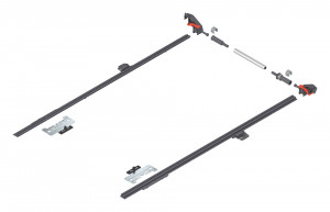 BLUM ZS4.650MU bočná stabilizácia MERIVOBOX, 450-650mm