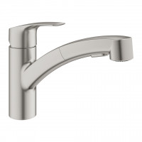 GROHE 30305DC1 Batéria Eurosmart vyťahovacia sprcha duálna supersteel