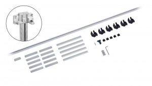 LEHMANN Centrálna zámková tyč SVS3 - paket pre BBP kontajnere s tužkovníkom