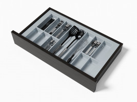 Príborník Classico strieborno-sivá pre StrongBox 90(804x474mm)