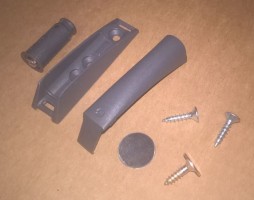 IF-zápustný magnet K-Lock 10x27mm antracitvrátane adaptéru