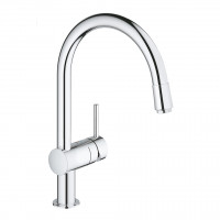 GROHE 32918000 Batéria Minta C-výpusť s vyťahovacím perlátorom chróm