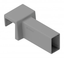 BLUM ZC4U10E0 držiak priečného relingu pre reling/Boxcap MERIVOBOX, sivá, IG-M