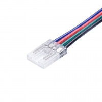 STRONG Rýchlospojka LED pásik RGB COB 10mm - kábel 4-linka 150mm