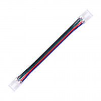 StrongLumio Rychlospojka LED páska RGB COB 10mm - kábel 4-linka 150mm- LED páska