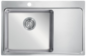 StrongSinks S3 Drez Nida 784, rozmer 784 x 510 mm nerez, odkvapávač vpravo