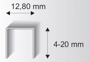 Čalounická spona 338/10-140, 31360 ks