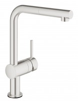 GROHE 31360DC1 Batéria Minta Touch L-výpusť s vyťahovacím perlátorom supersteel