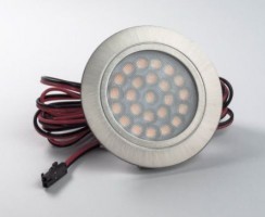 SAL LED bodovka OL11 12V 2W kartáčovaná ocel biela neutrálna