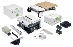 FESTOOL 577379 Aku stolová píla CSC SYS 50 EBI-Set