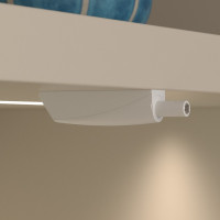 IF K-Push krátky s magnetom a adaptérom biely