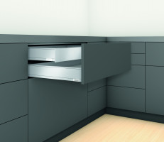 K-BLUM Legrabox M 550mm/40 kg, Blumotion/TOB, karbon čierná CS-M, skrutka