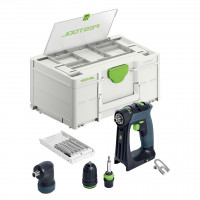 FESTOOL 577333 Akumulátorové vŕtacie skrutkovače CXS 18-Basic-Set