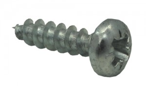 StrongFix Vrut PZ 6x70/40 půlkulatá závit zinok biely PZ3, hlava částečný