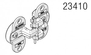 HAWA 23410 Folding Concepta, skrytý stredový záves, matný nikel