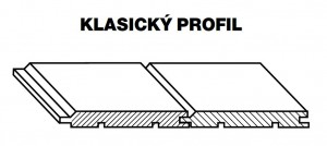 PALUBOVKY SMREK AB Klasik 3000/96/12,5 (1 BAL = 10ks - 2,88m2)