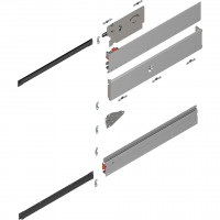 BLUM 801P800E.L2 Revego Uno vodiaca lišta pre kapsu, 800 mm, ľavá