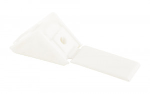 STRONG uholník spojovací plastový malý biely (02)