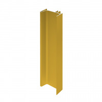 TULIP Gola Snap on vertikálny profil krajný 2700 mm tmavá zlatá brúsená
