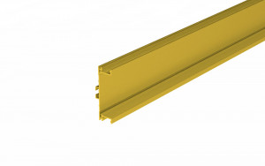 TULIP Gola dvierkový C profil s LED 4,1m zlatá brúsená