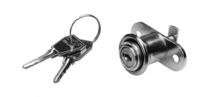 SEVROLL zámok na posuvné dvere 18 mm (rovnaký kľúč)