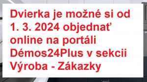 DÉMOS - objednávkový formulár akrylátové dvierka - neplatný