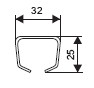 S-profil S40/80 3m oceľ