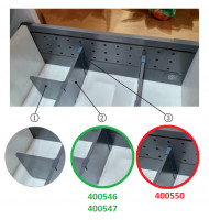 StrongMax 16/18 panel priečneho predelu 1100mm, tmavo šedá