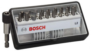 BOSCH 2607002568 18+1 ks sada skrut.bitov L PH/PZ/T/S/HEX RobustLine,ExtraHard