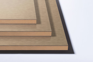 MDF LAM AL06/AL06 Brushed Bronze 2800/1300/18,7