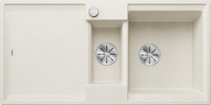 BLANCO 527606 Drez ADIRA 6 S biela soft InFino s excentrom Silgranit